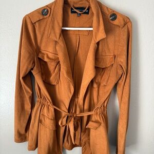 Kendall+Kylie orange jacket